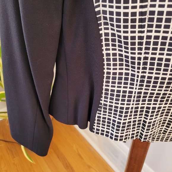 Freda's Black and White Check Print Jacket US 8 - Picture 6 of 10